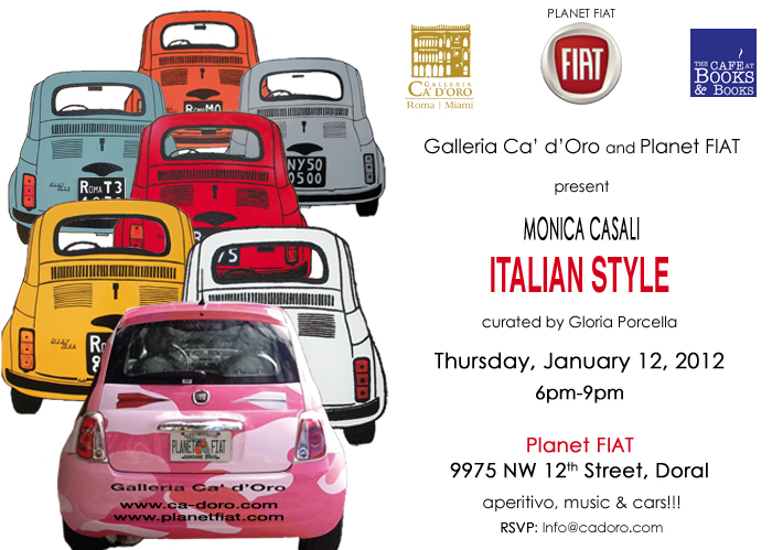 Italian Style by Monica Casali at Planet Fiat Thursday January 12th 